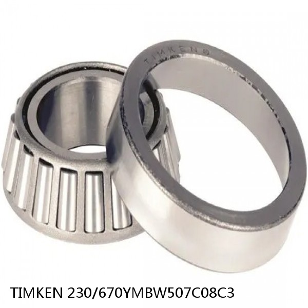 230/670YMBW507C08C3 TIMKEN Tapered Roller Bearings Tapered Single Imperial