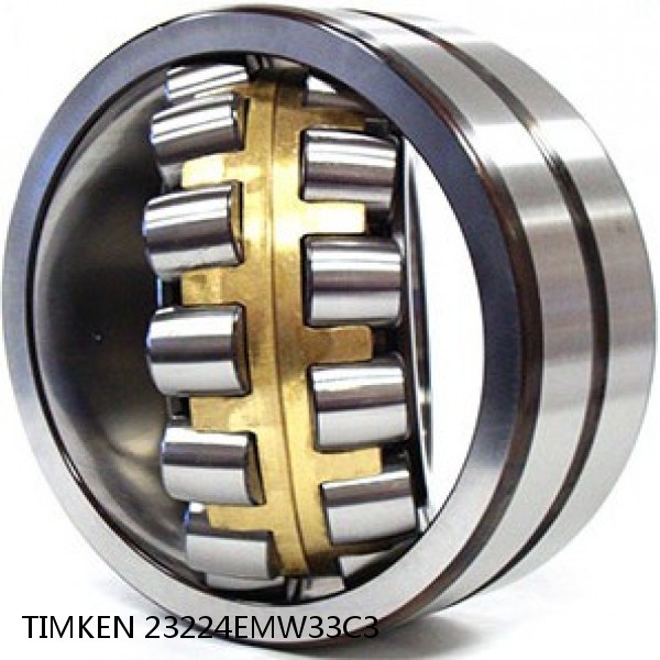 23224EMW33C3 TIMKEN Spherical Roller Bearings Steel Cage