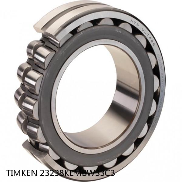 23238KEMBW33C3 TIMKEN Spherical Roller Bearings Steel Cage