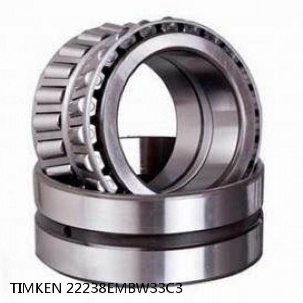 22238EMBW33C3 TIMKEN Tapered Roller Bearings TDI Tapered Double Inner Imperial
