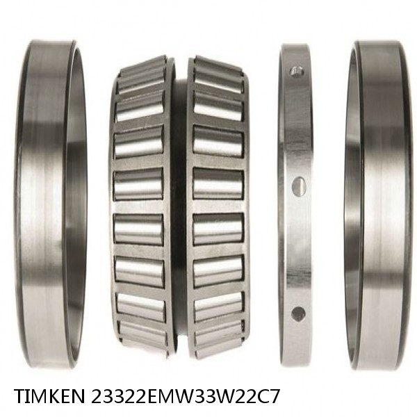 23322EMW33W22C7 TIMKEN Tapered Roller Bearings TDI Tapered Double Inner Imperial