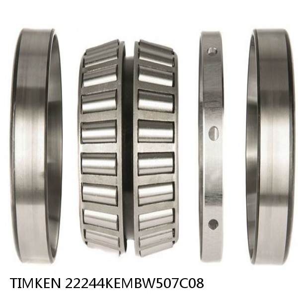 22244KEMBW507C08 TIMKEN Tapered Roller Bearings TDI Tapered Double Inner Imperial
