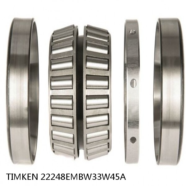 22248EMBW33W45A TIMKEN Tapered Roller Bearings TDI Tapered Double Inner Imperial