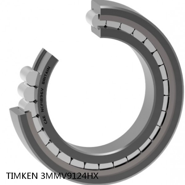 3MMV9124HX TIMKEN Full Complement Cylindrical Roller Radial Bearings