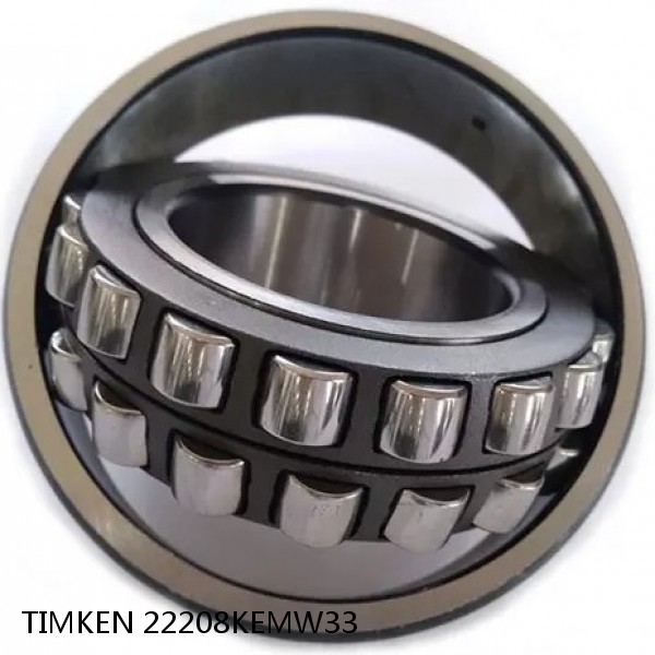 22208KEMW33 TIMKEN Spherical Roller Bearings Steel Cage