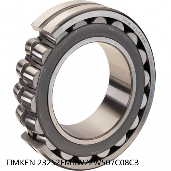 23252EMBW22W507C08C3 TIMKEN Spherical Roller Bearings Steel Cage