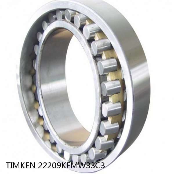 22209KEMW33C3 TIMKEN Spherical Roller Bearings Steel Cage